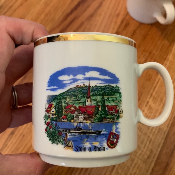 Free item when bundled w purchased item: vintage German porcelain coffee mug - Picture 1 of 3